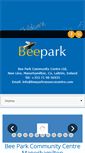 Mobile Screenshot of beeparkresourcecentre.com